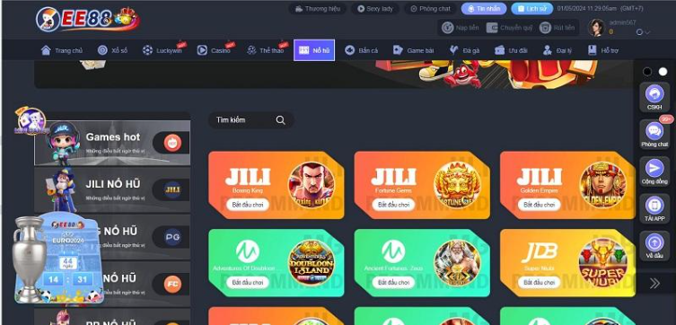 Hướng dẫn chi tiết cách chơi tại nổ hũ EE88
