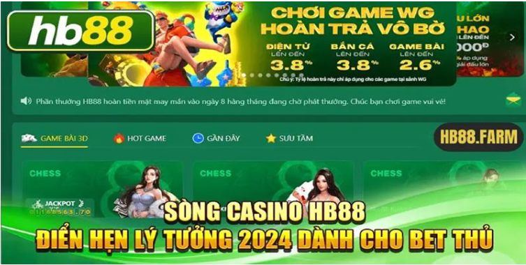 Đôi nét về sảnh cược Casino tại HB88 Đôi nét về sảnh cược Casino tại HB88