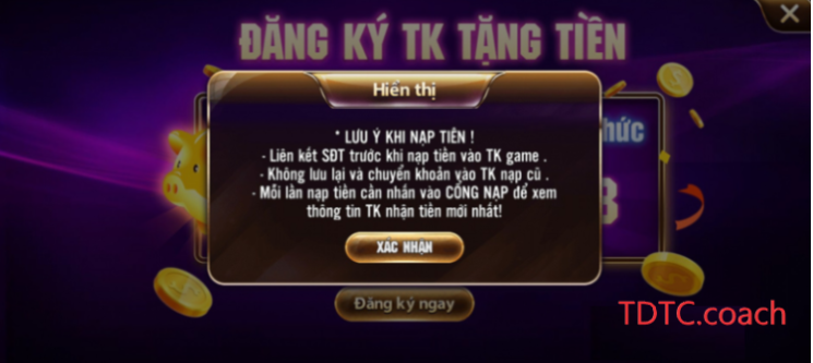 Những lưu ý khi nạp tiền vào TDTC cần phải biết Những lưu ý khi nạp tiền vào TDTC cần phải biết