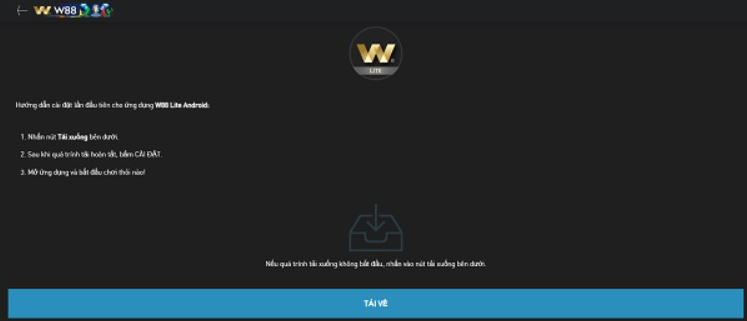 Hướng dẫn tải App W88 cực đơn giản trên điện thoại Android