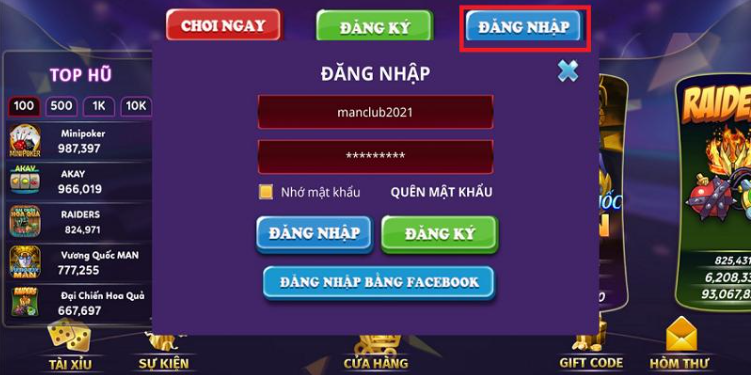 Hướng dẫn đăng nhập bằng tài khoản đăng ký Hướng dẫn đăng nhập bằng tài khoản đăng ký