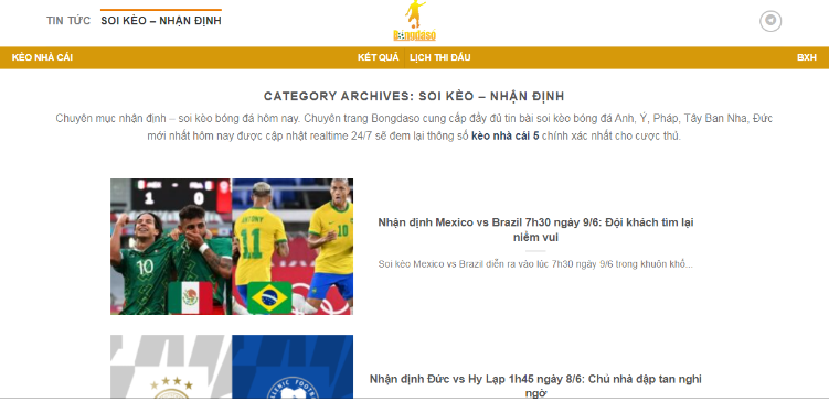 Soi kèo - nhận định chi tiết
