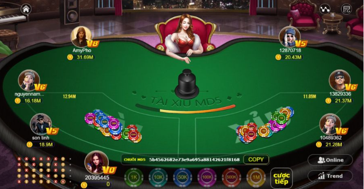 Tựa game Tài Xỉu MD5 hấp dẫn Tựa game Tài Xỉu MD5 hấp dẫn