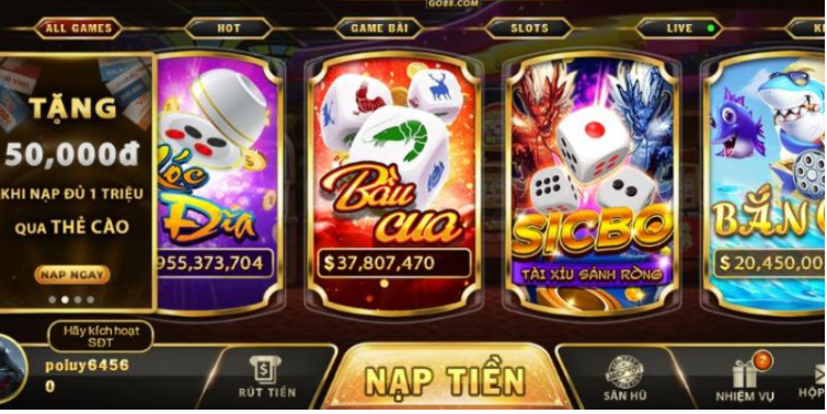 Các tựa game đa dạng là điểm nhấn của cổng game Các tựa game đa dạng là điểm nhấn của cổng game