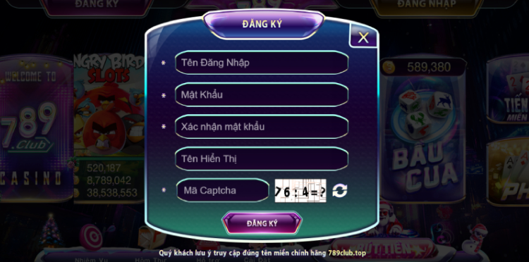 Thao tác đăng ký nhanh tại 789CLUB. Thao tác đăng ký nhanh tại 789CLUB.